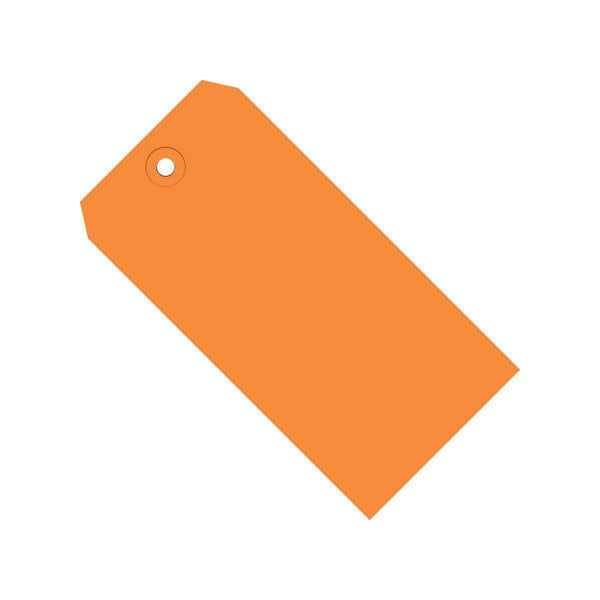 Bsc Preferred 8 x 4'' Orange 13 Pt. Shipping Tags, 500PK G11091H - main